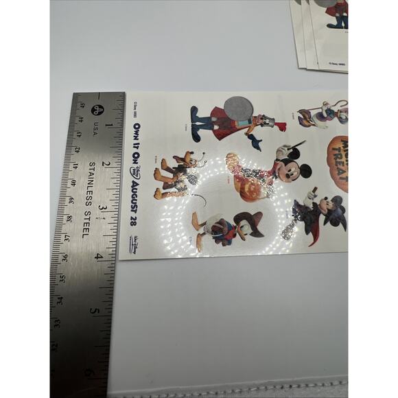 Disney Mickey Mouse Club House Treat Halloween DVD Temporary Tattoos Rare 6 Ct - Picture 11 of 12